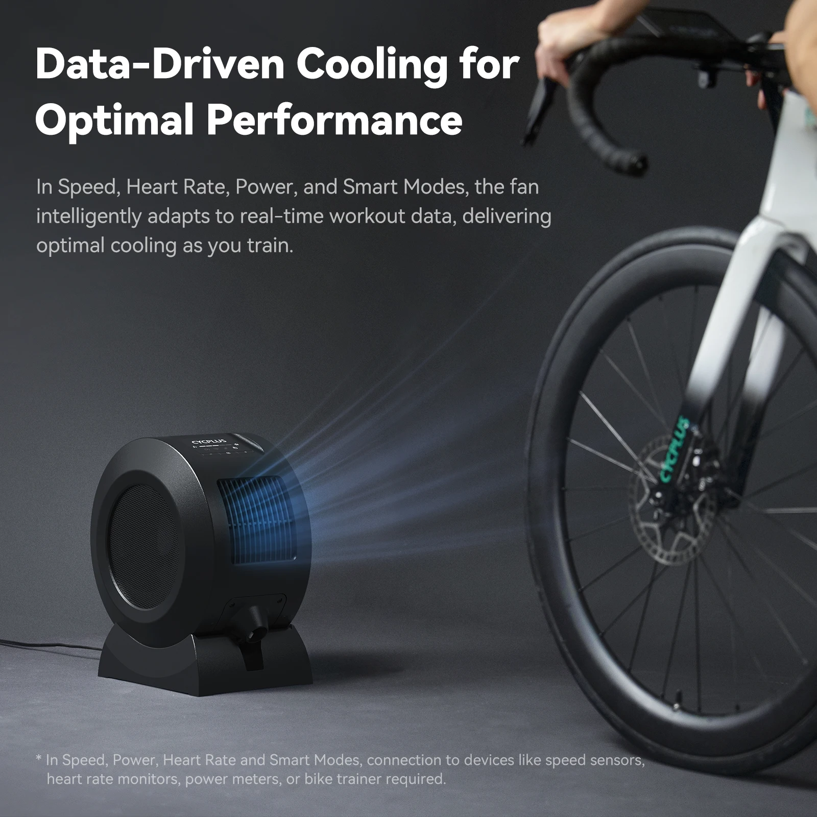 CYCPLUS Smart Fitness Fan for Bike Trainer