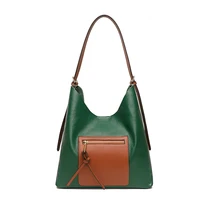 large capacity genuine leather handbag cowhide womens shoulder bag fashion designer lady messenger bag commuter casual tote bag