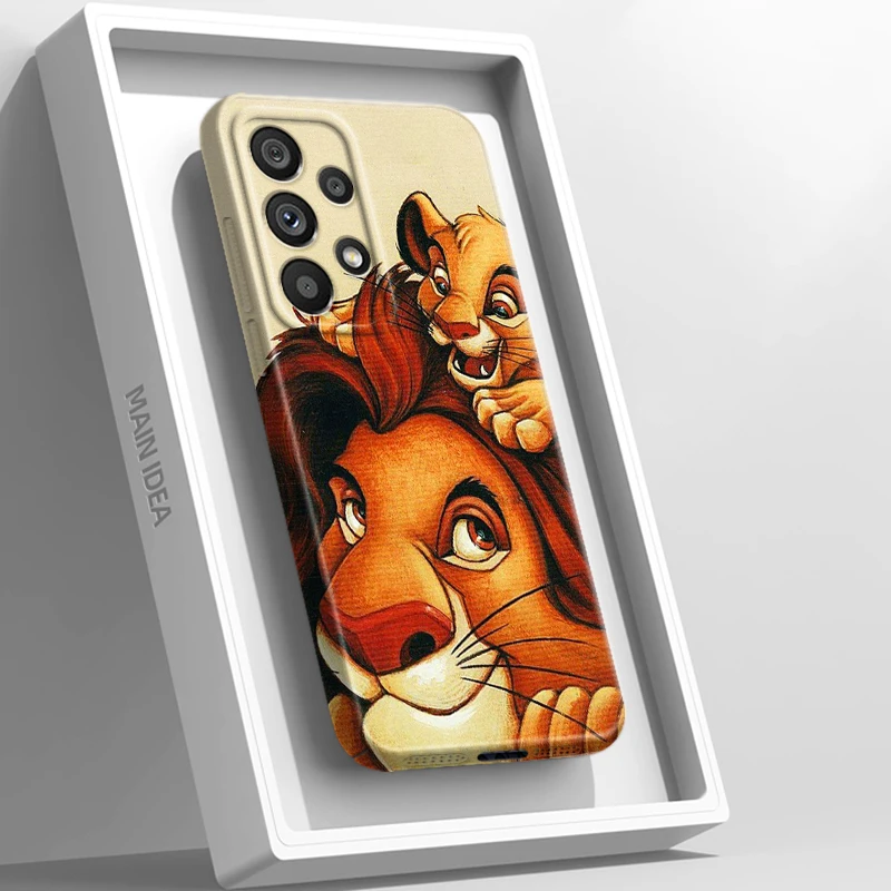 

Disney The Lion King Cartoon Film Phone Case For Samsung A73 A54 A53 A34 A32 A23 A22 A21 A14 A13 A12 A04 5G Feilin Hard Cover