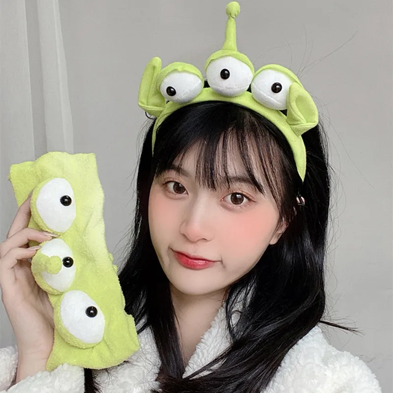 Funny Frog Makeup Headband Wide-brimmed Elastic Hairbands Cute Girls Hair Bands Women Hair Accessories Girls Hairband