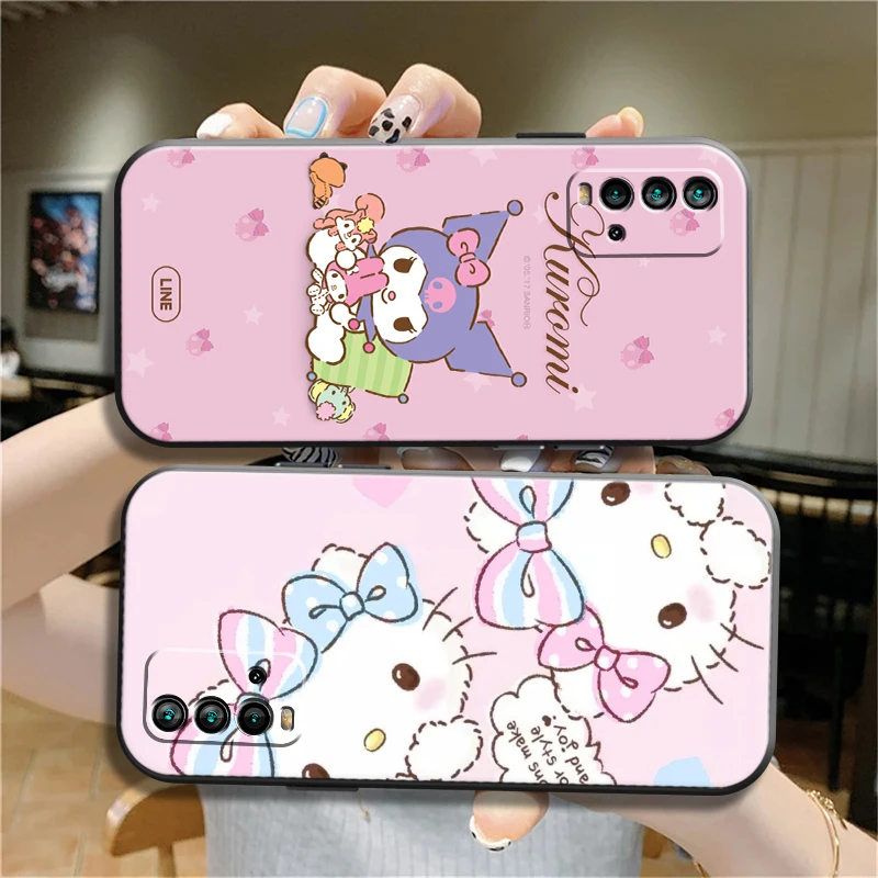 Чехол для телефона с японским аниме Kuromi Xiaomi Redmi Note 9 Pro MAX 5G 9T 9S 10S 10 10T Funda