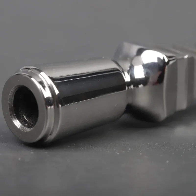 YAQI Chippendale полированная нержавеющая сталь Мужская безопасная бритвенная ручка