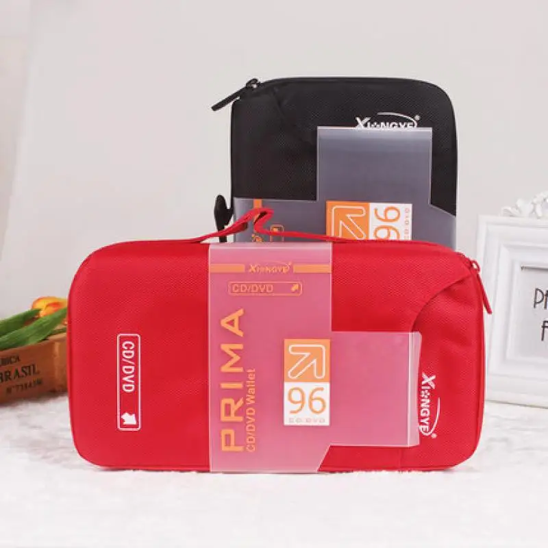 CD Storage Bag Shockproof Waterproof Moisture Proof Can Hold 96 Discs Oxford Cloth Portable CD Dvd Case Accessories