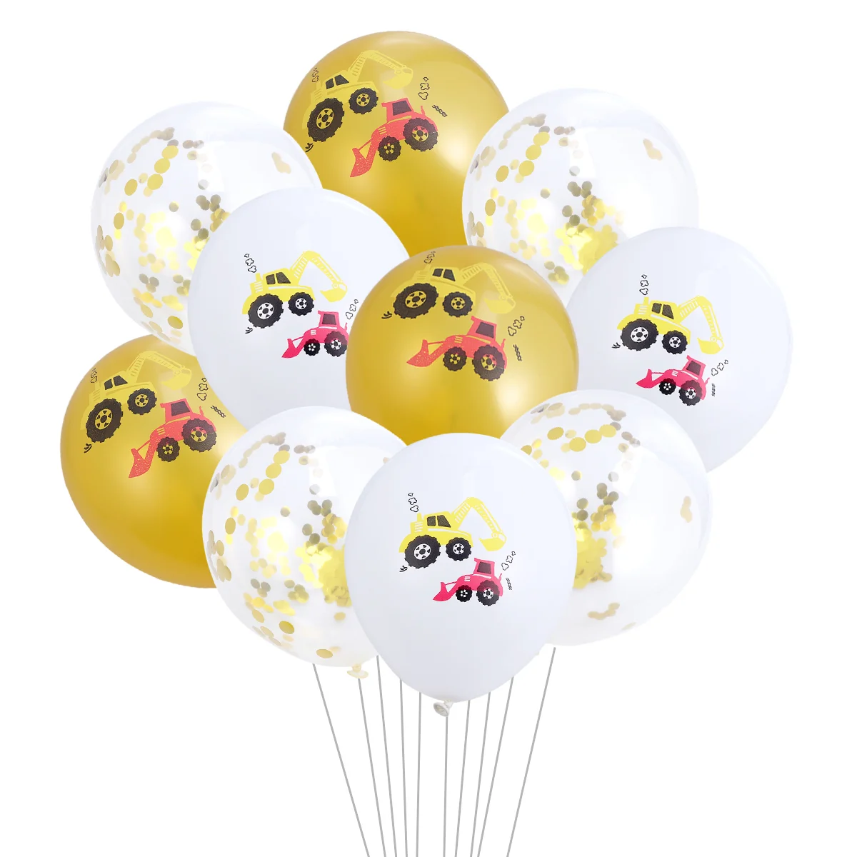 

10pcs Latex Balloons Birthday Party Building Theme Balloon Kids Birthday Party Balloon Birthday Latex Balloon Set