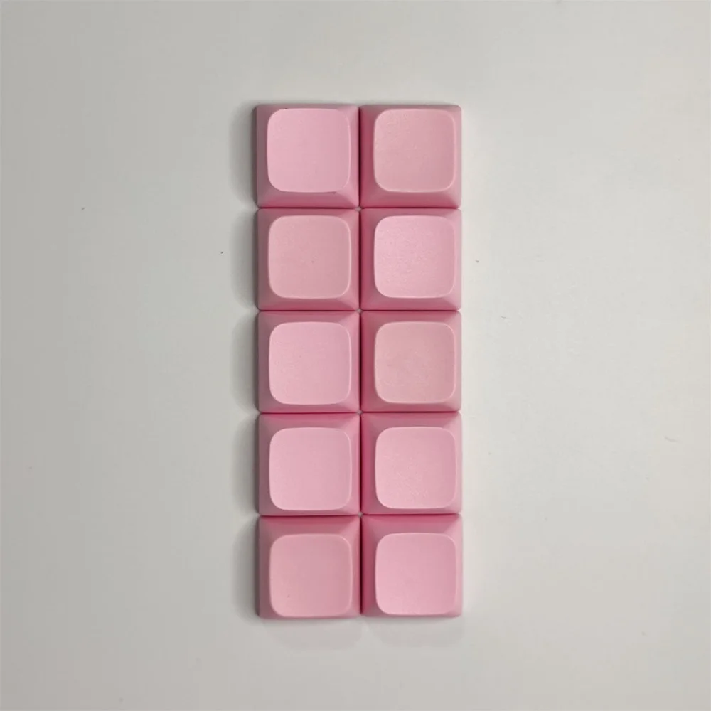 Колпачки для механических клавиатур PBT Pink XDA 1U непрозрачные запасные аксессуары