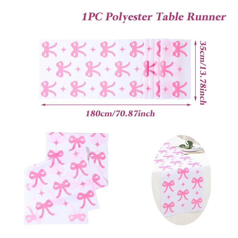 

Розовый бант для стола PATIMATE