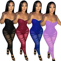 jumpsuit women club outfits for women birthday outfits jumpsuits one piece outfit female rompers jumpsuit overalls wholesale