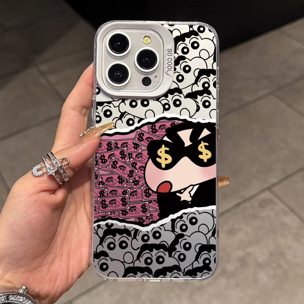 C-Crayons Cartoon Shin-chans Phone Case for Samsung Galaxy A55 A54 A53 A52 A51 A50 A35 A34 A33 A30 A25 A23 A22 A16 4G 5G Cover