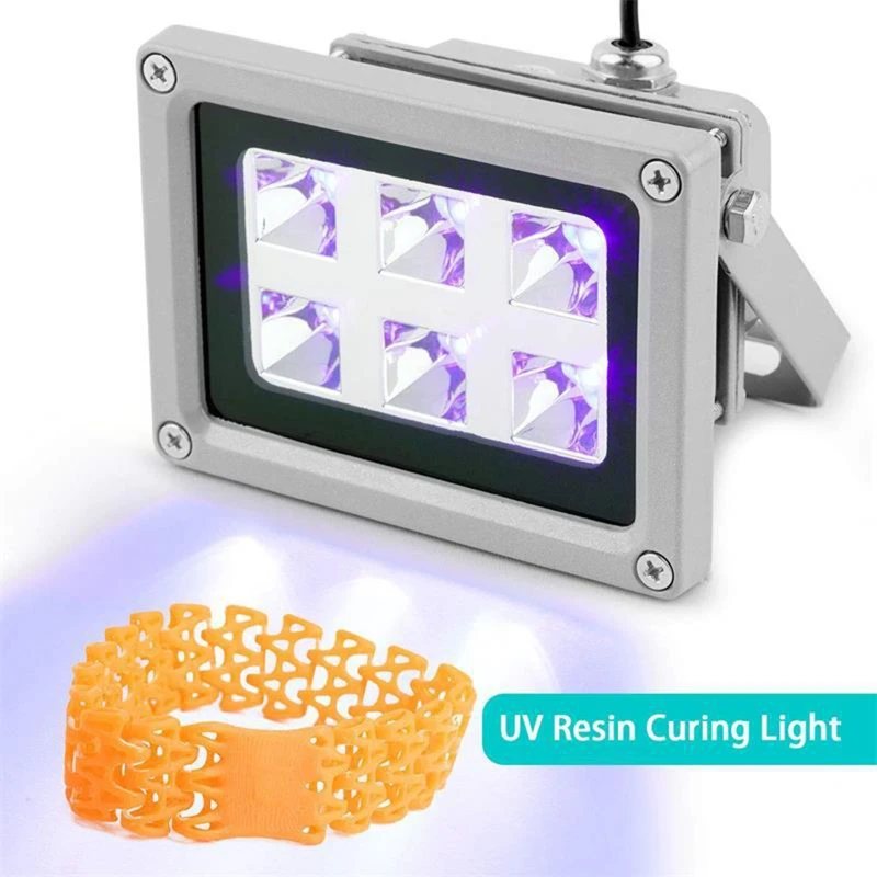 

3D Printer UV Resin Curing Lamp With Solar Turntable 360° Rotating Stand Compatible with SLA DLP LCD 3D Printer 124A