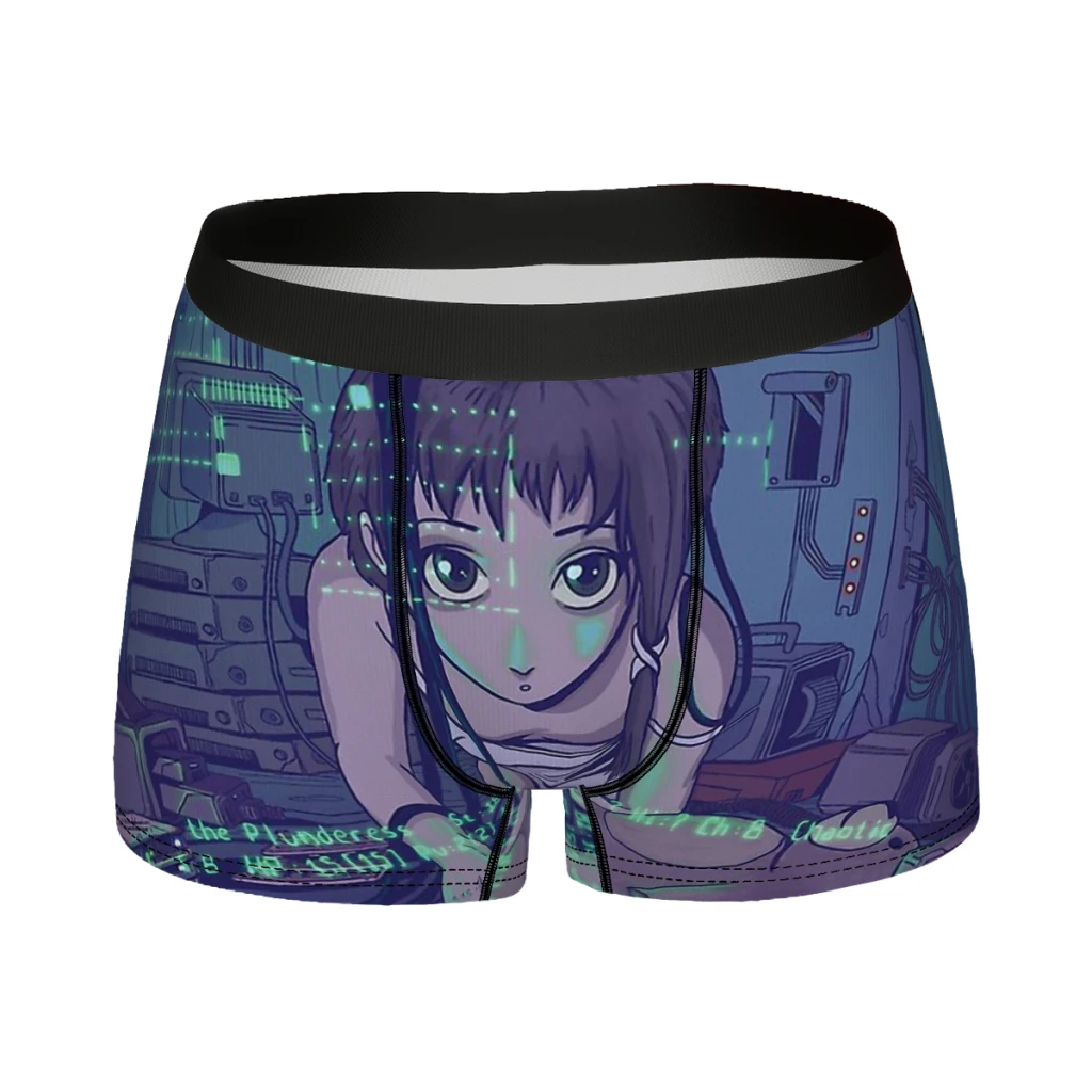 

Yan Cang Lingyin в компьютерной реальности, серийные эксперименты, дышащее креативное нижнее белье, шорты с принтом высшего качества