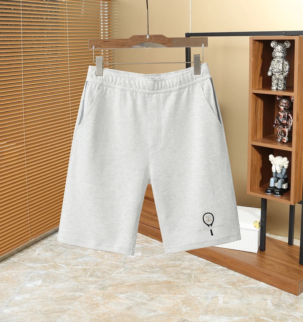 2024 DIKU новые специальные тканые хлопковые шорты Цвет: серый черный Размер: M-XXL