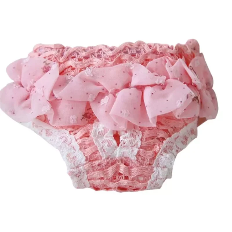 

2022NEW Female Dog Shorts Puppy Physiological Pants Diaper Pet Underwear Dot Print Dog Panties Strap For Dogs