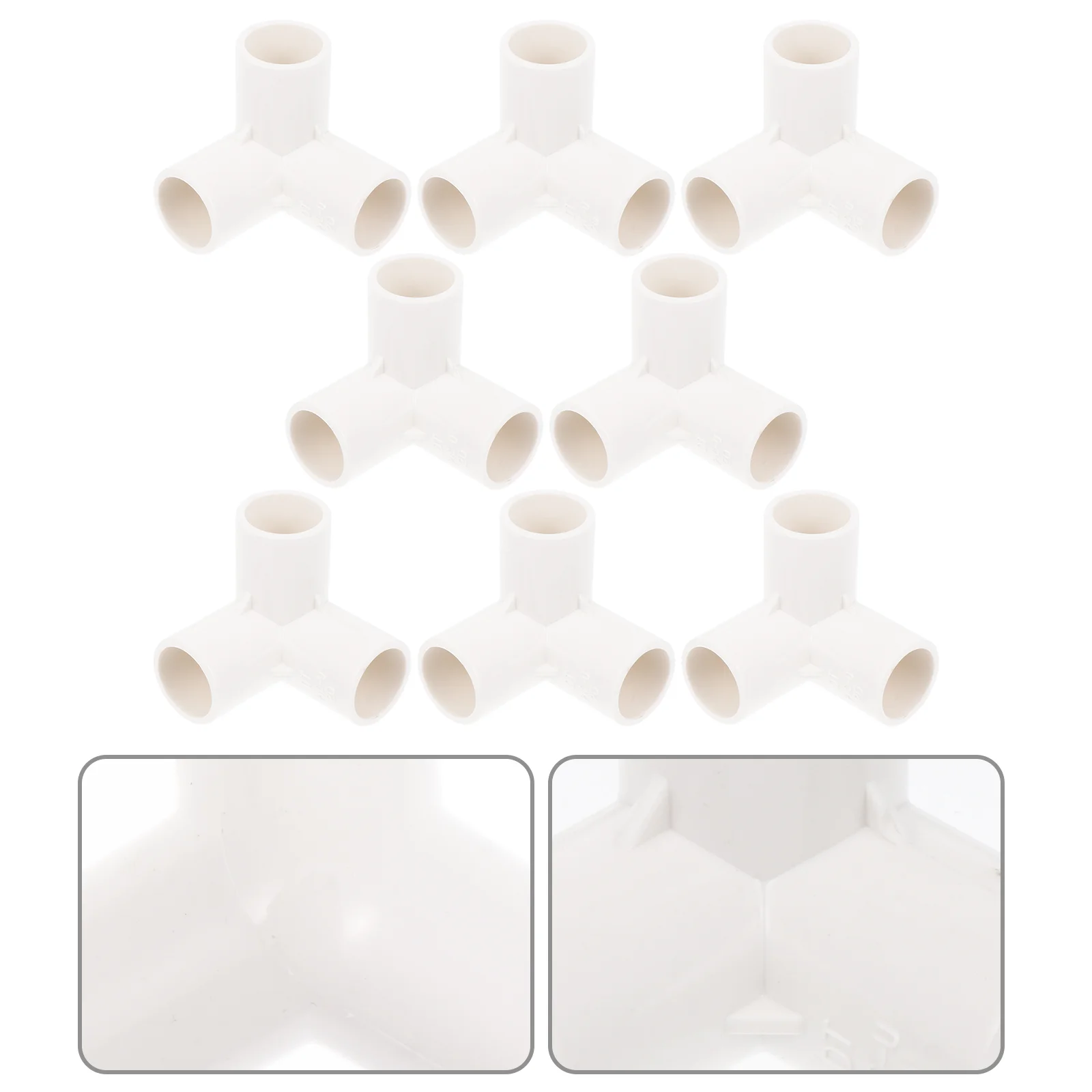 

8Pcs Water Pipe Connectors Pipe Adapters Lightweight Multipurpose Furniture Adapters for Furniture Greenhouse