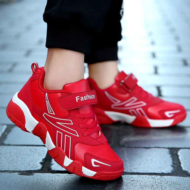 Sport Kids Sneakers Girls Casual Shoes for Children Sneakers Girls Shoes Leather Anti-slippery Fashion Tenis Infantil Menino