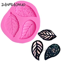 danmiaonuo a0880030 petal leaves sugarcraft tools silicone moulds for crafts cooking decoration molde chocolates 3d