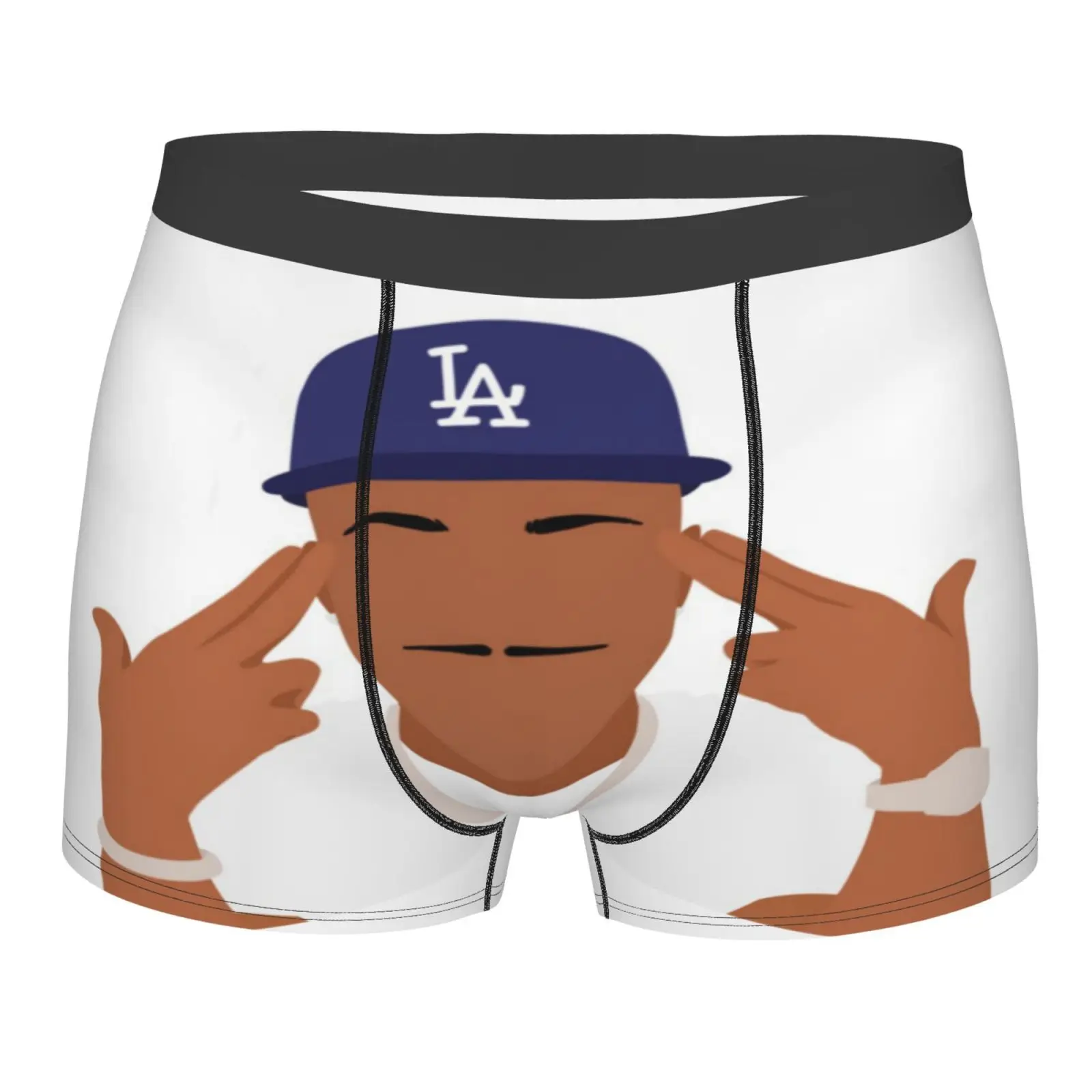 

Dababy 548 Men's Panties White Polyester Men Xs Boxer For Men Men Funny Underwear For Man Mens Long Polyester Boxer Homme Sexy