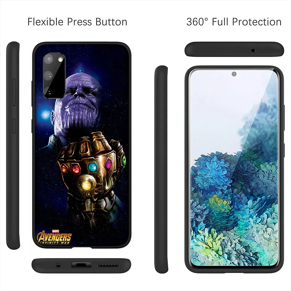 Чехол для телефона Avengers Endgame Marvel Thanos Motorola Moto G9 G30 G50 G60 G40 G52 G41 G42 G22 G71 E32 E7 G100 G корпус