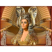 5d diy diamond painting full squareround drill ancient cleopatra egyptian snake embroidery cross stitch home decor wg3360