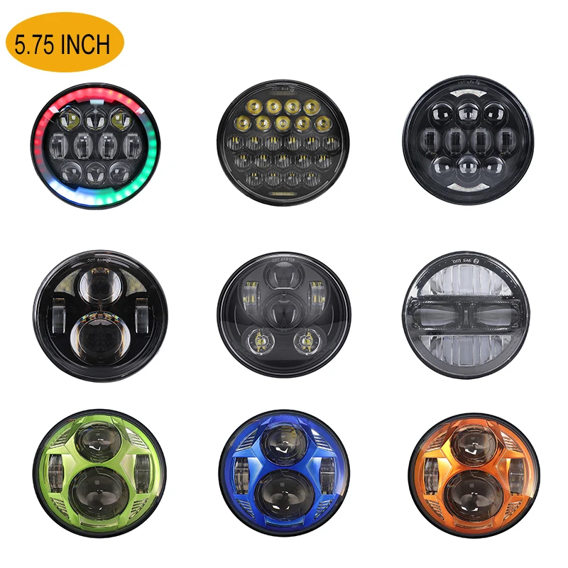 5,75 дюймовые светодиодные фары halo Ring DRL для Harley Sportster 883 1200 3 & Speed Triple & Street & Thunde 5 3/4 5,75 дюймовые светодиодные фары halo Ring DRL для Harley Sportster 883 1200 3 & Speed Triple & Street & Thunde 5 3/4