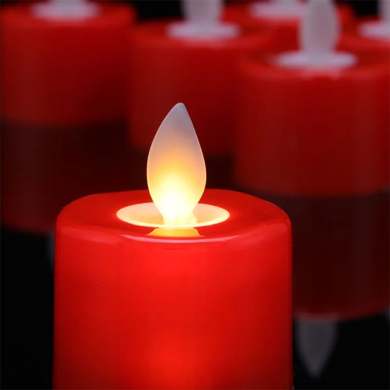 

Color Ritual Nordic Candle Fake Wedding Cute Christmas Romantic Candle Electric Luxury Luz De Vela Candles Home Decoration