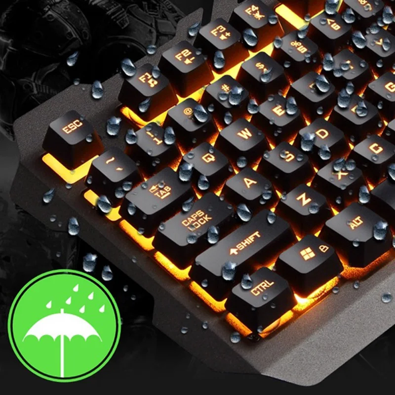 

Gaming Mechanical Keyboard USB Wired Game Keyboard And Gaming Mouse Combos For PC Computer Gamer Color Backlit 104 Key 2022
