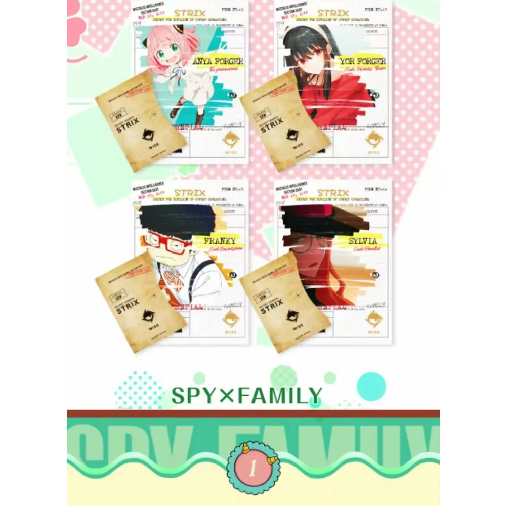 Фото Коллекционные карты SPY×FAMILY, персонажи аниме, редкая ограниченная серия, Anya Forger EXP, металлические рельефные карты в форме арахиса, детский подарок на день рождения №5