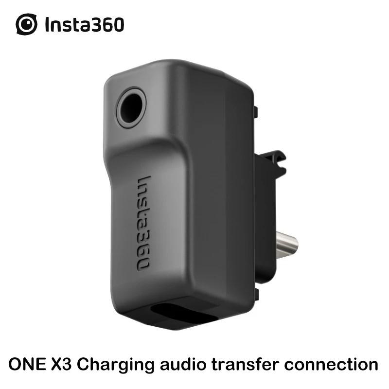 

Для Insta360 One X3 зарядный аудио адаптер аксессуар для экшн-камеры 2022 Новинка зарядка аудио для Insta360 One X3
