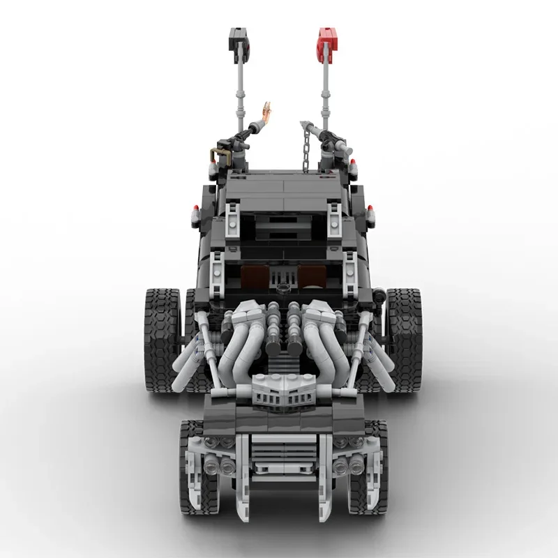 Moc Desert Battlefield Speed Модель внедорожника Кирпичи Mad-Maxs Gigahorse Строительные блоки Набор