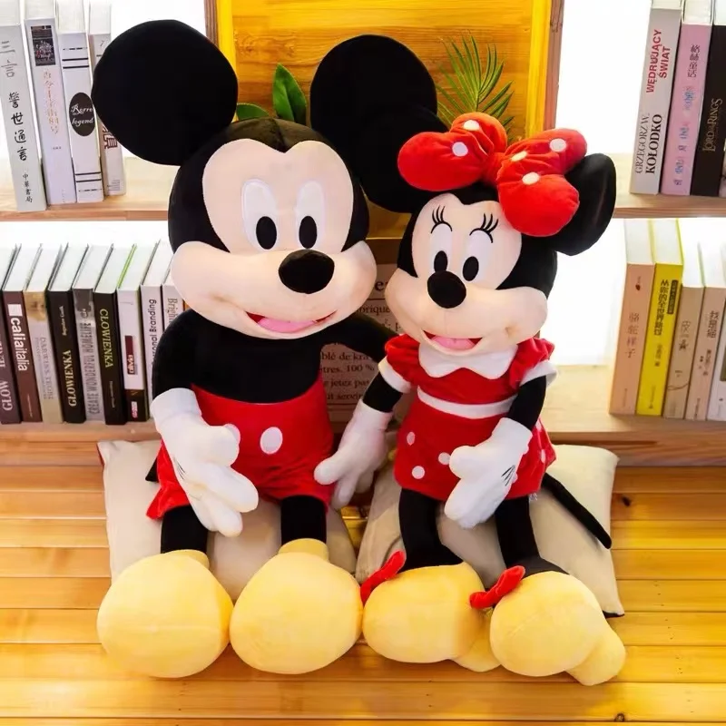 Kawaii Disney Микки Маус и Минни плюшевые игрушки 30 см милые мягкие набивные куклы