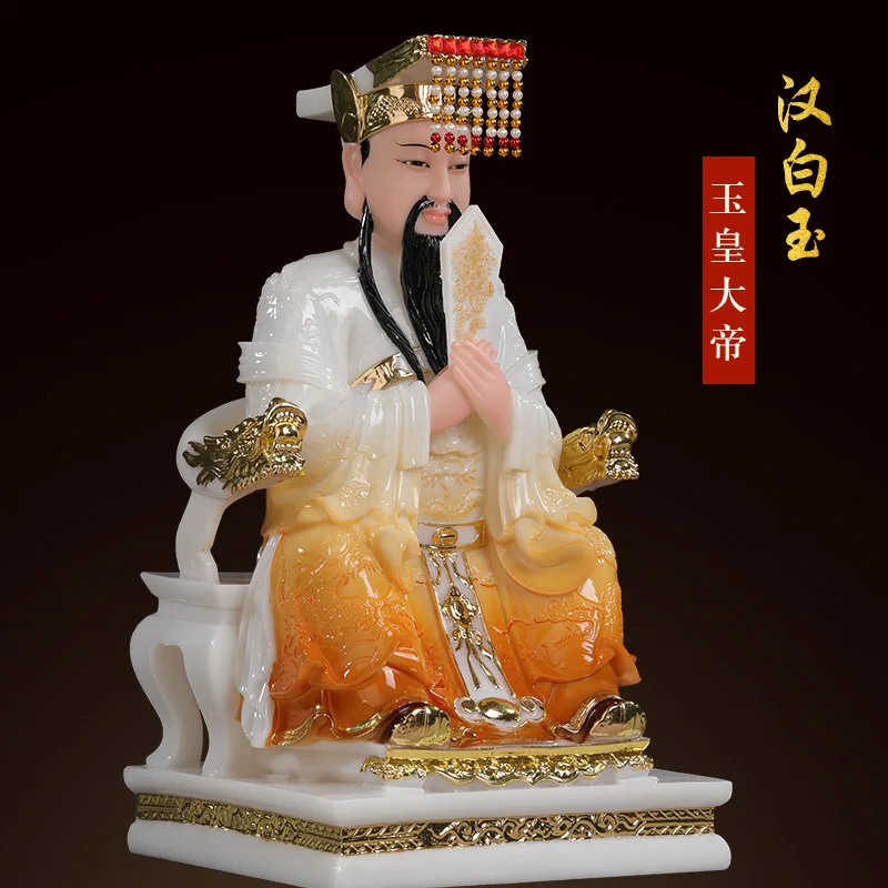 Пара 2P Азиатский HOME Храм Поклонение эффективное благословение Золотой WANG MU YUHUANG