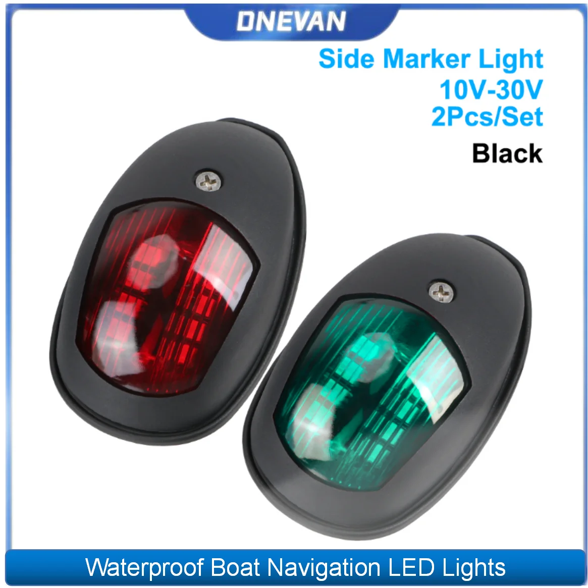 

Starboard Port Side Light Signal Warning Lamp For Marine Boat Yacht Truck Trailer Van 2Pcs/Set LED Navigation Light 10V-30V
