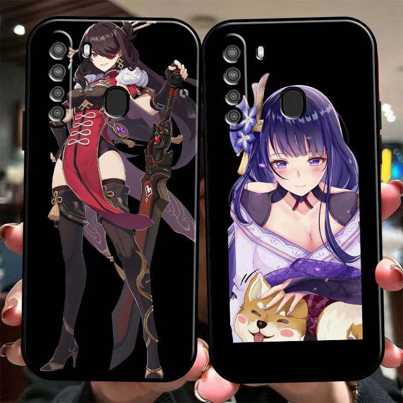 

Genshin Impact Project Game Phone Case For Samsung Galaxy S8 S8 PLus S9 S9 Plus S10 S10E S10 Lite 5G Plus Funda Silicone Cover