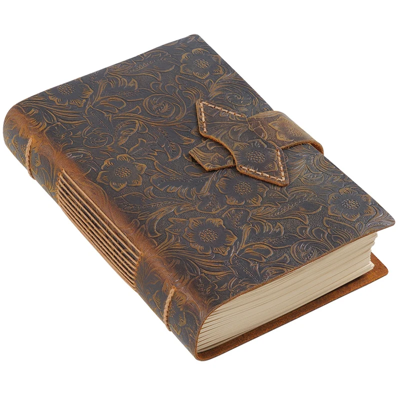 

A5 Retro First Layer Cowhide Handmade Notebook A5 Kraft Paper Diary Creative Retro Notepad Sketchbook