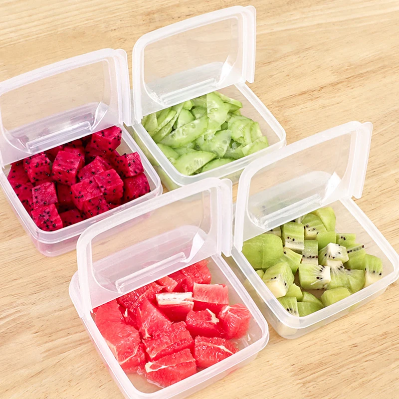 

2Pcs Butter Cheese Storage Box Portable Refrigerator Fruit Fresh-keeping Refrigerator Vegetable And Fruit Preservation Organizer