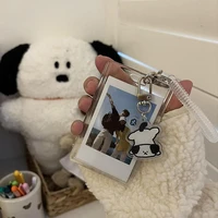 acrylic transparent photocard kawaii stationery protector holder idol photo photo sleeves