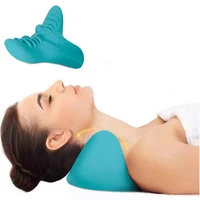 neck support cervical massage pillow gravity shoulder pain relief pu memory foam ergonomic design shoulder yoga relaxer