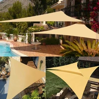 oxford right triangle sand sun sail pool cover sunscreen awnings for outdoor waterproof sail shade cloth gazebo canopy 300d