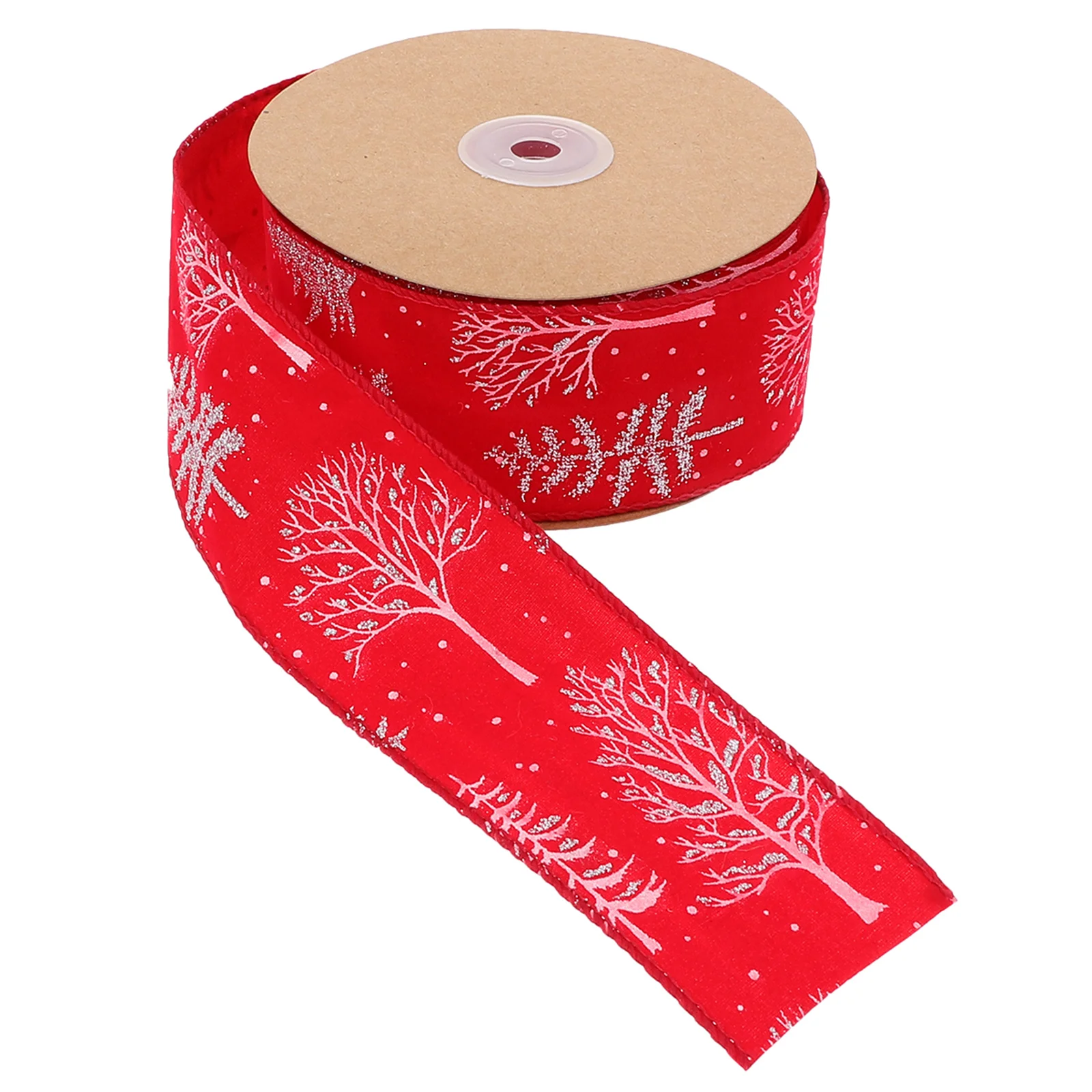 

Ribbon Christmasdiydecoration Fabric Holiday Ribbons Grosgrain Wide Tree Bouquet Gift Belt Riband Wired Crafts Making Craft Bows