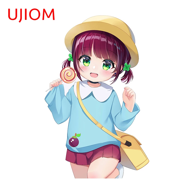 UJIOM 13 см X 8 3 мультяшная девушка Chibi Loli Nagisa Arcinia наклейки на стену граффити обои