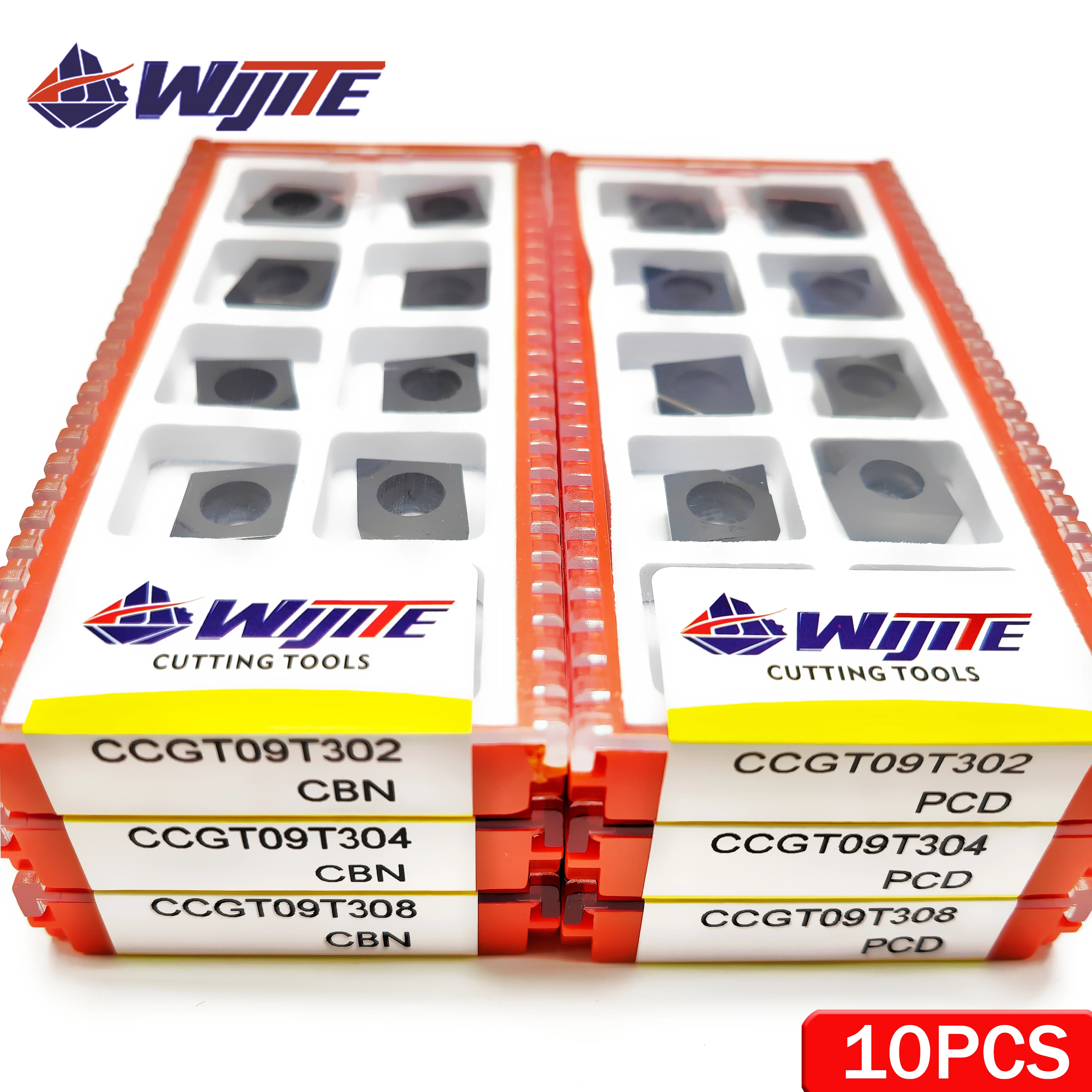 Токарный инструмент PCD CCGT09T302 CCGT09T304 CCGT09T308 для медных и алюминиевых инструментов CBN