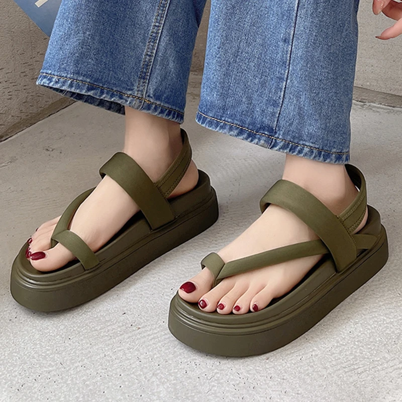 2023 Summer Women's Slippers Soft Anti-slip Women Flip Flops Lightweight Female Sandals Comfortable Platform Female Casual Shoes