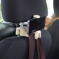 car headrest hook phone stand car back seat hooks for toyota corolla rav4 camry prado avensis yaris hilux prius land cruiser