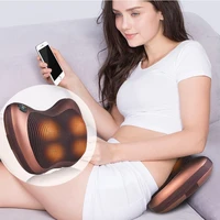 relaxation massage pillow vibrator electric head shoulder back heating kneading infrared therapy pillow shiatsu neck massager