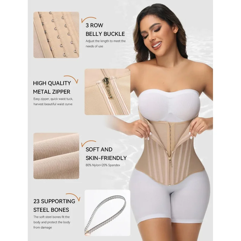 Корсет-пояс XS Steel Bone Curvy для коррекции фигуры, утягивающий пояс для талии, для женщин, для спорта, тренировок, фитнеса, для утяжки живота, корректирующий пояс-корсет Faja (art.: 3920dbb1d40db) - 3920dbb1d40db