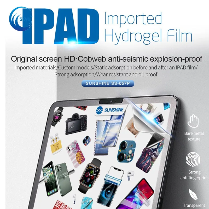 

20 шт., гибкая Гидрогелевая пленка для экрана IPAD