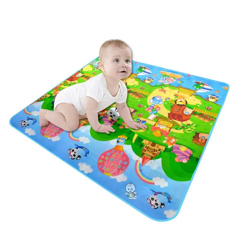 

Baby Crawling Mat Infant Floor Mats ABC Kids Rug Alphabet Educational Area Rugs For Infant Toddlers Educational Rug Pad