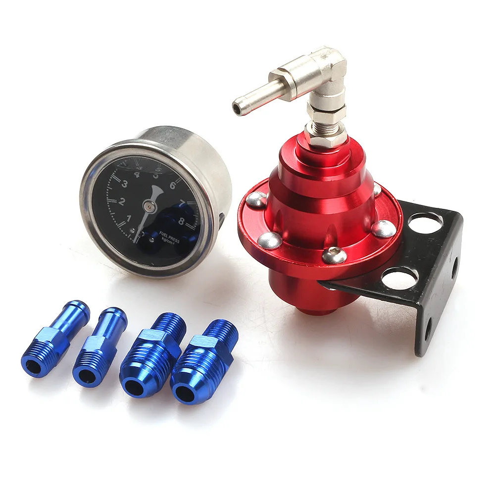 

Универсальный регулируемый регулятор уровня топлива, регулятор давления усилителя топлива из алюминиевого сплава с манометром FPR-1002