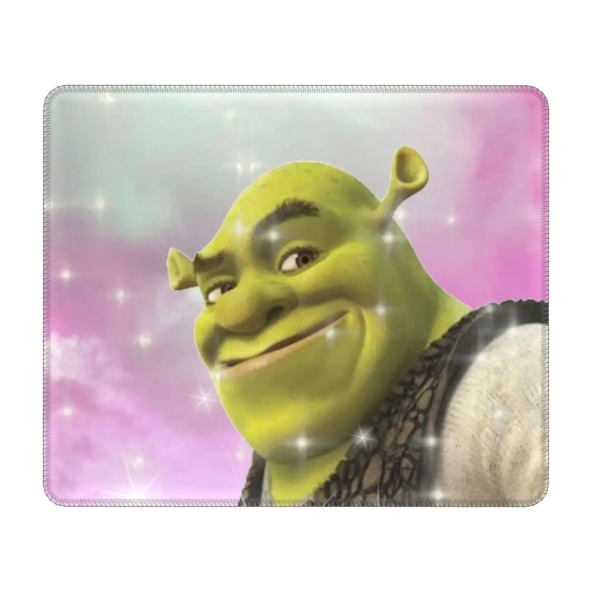 

Коврик для компьютерной мыши в стиле аниме «Шрек», нескользящий коврик для мыши с прошитыми краями, резиновый, для геймеров, ПК, стола, офиса,...
