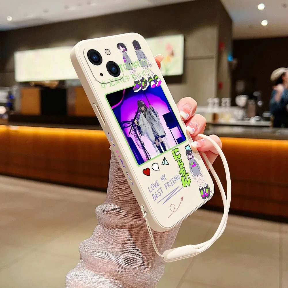 Мультяшный чехол Zutomayo для телефона iPhone 15 14 13 12 11 Pro Max Mini X XR XSMAX SE 8 7 6S Plus мягкий из