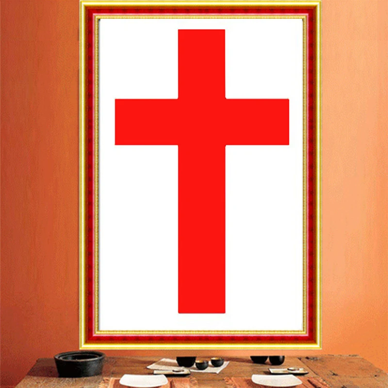 

Jesus Christ Cross 5D Diamond Painting Full Diamond Embroidery Large Living Room Office Home Decor Diamond Cross Stitch Kits